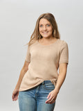 The Jessica Tee - Adult Knitting Pattern | PT 8674