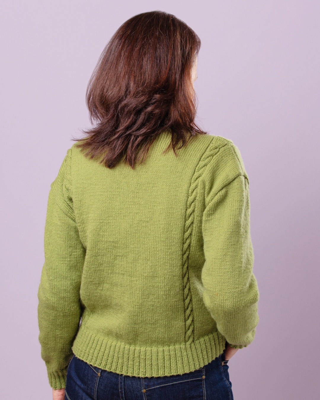 The Jodie Cabled Cardigan - Women's Knitting Pattern | PT 8712