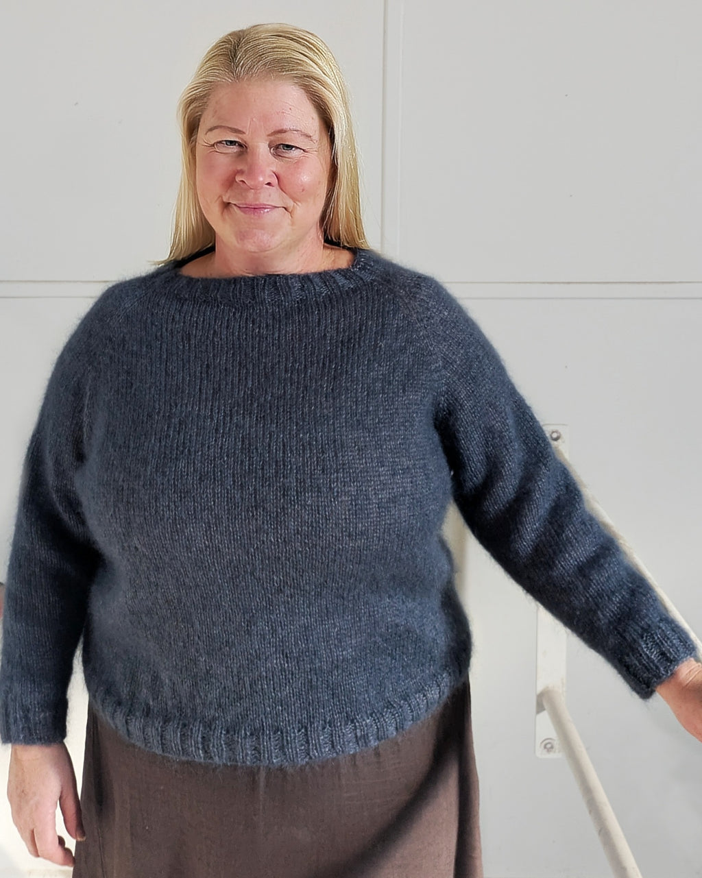 The Sofia Top-Down Raglan Jumper - Womens Knitting Pattern | PT 8707