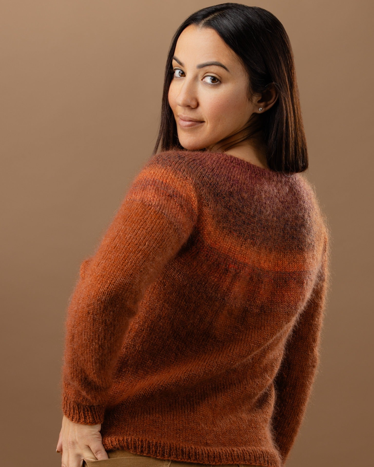The Isabella Top-Down Yoke Jumper - Womens Knitting Pattern | PT 8706