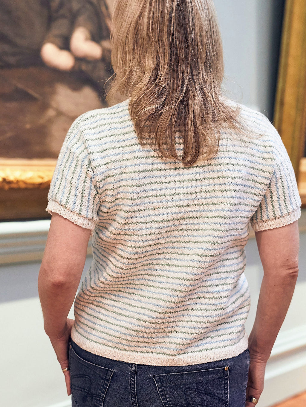 The Mary V-Neck Tee - Adult Knitting Pattern | PT 8689