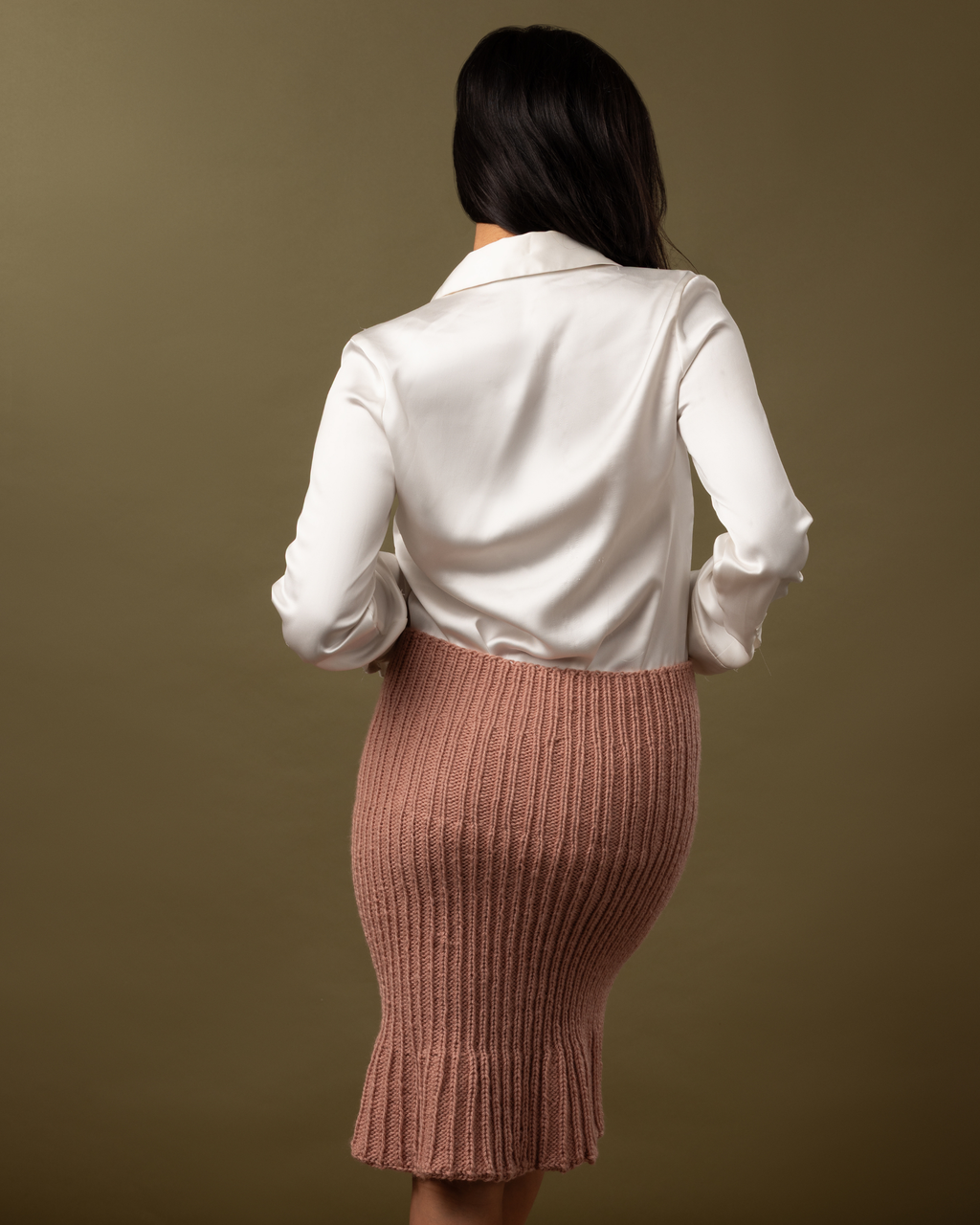 The Millie Rib Skirt - Women's Knitting Pattern | PT 8728