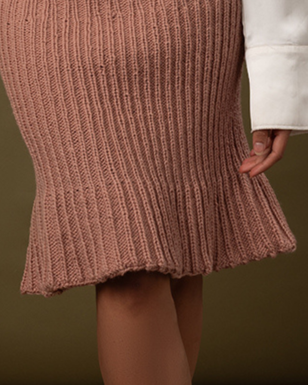 The Millie Rib Skirt - Women's Knitting Pattern | PT 8728