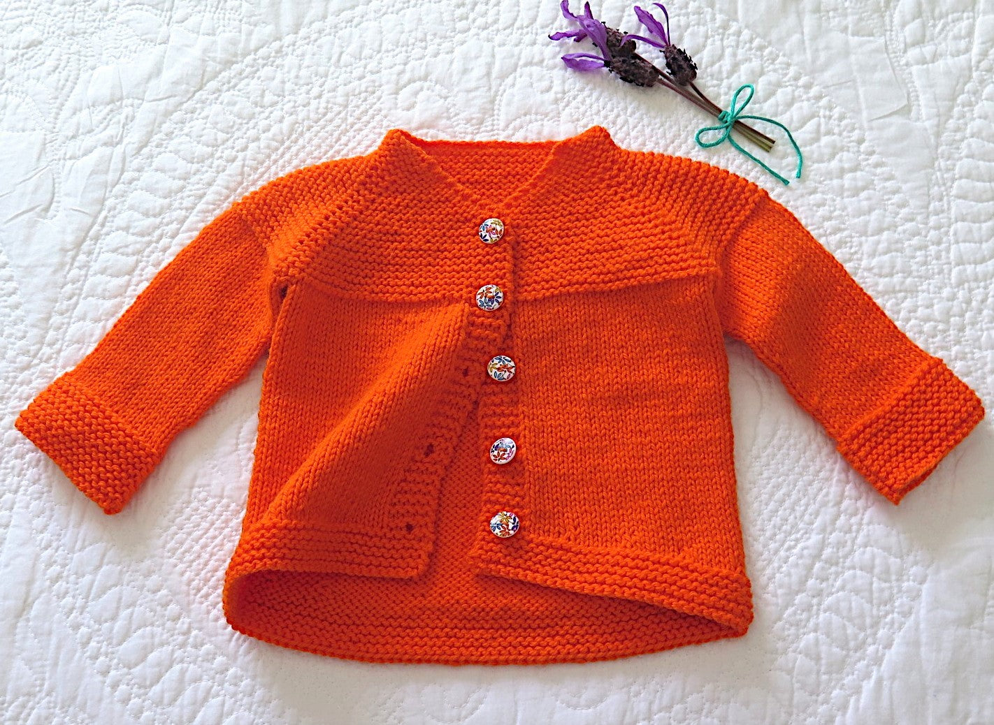 MK2 Baby Hi-Lo Cardigan PDF