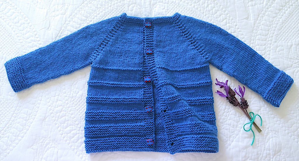 MK8 Baby Stripy Cardigan PDF