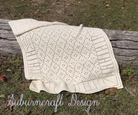 Mosaic Filet Lap Blanket PDF
