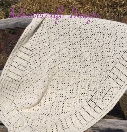 Mosaic Filet Lap Blanket PDF