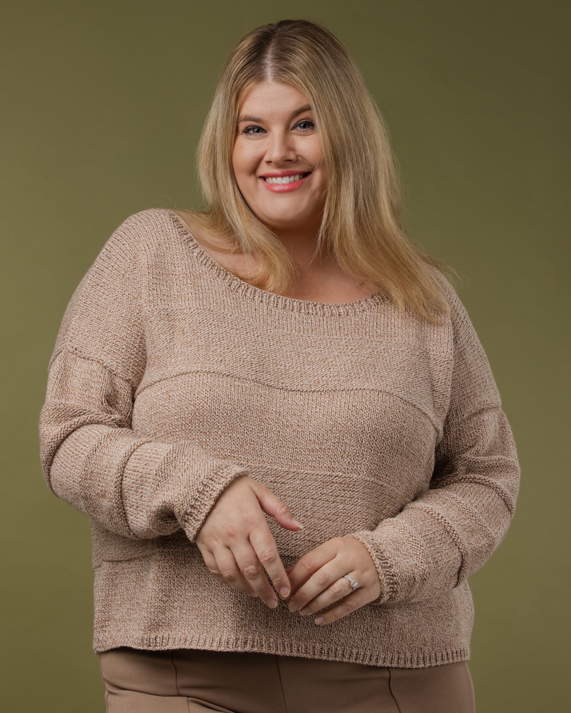 The Nadia Jumper - Women's Knitting Pattern | PT 8732