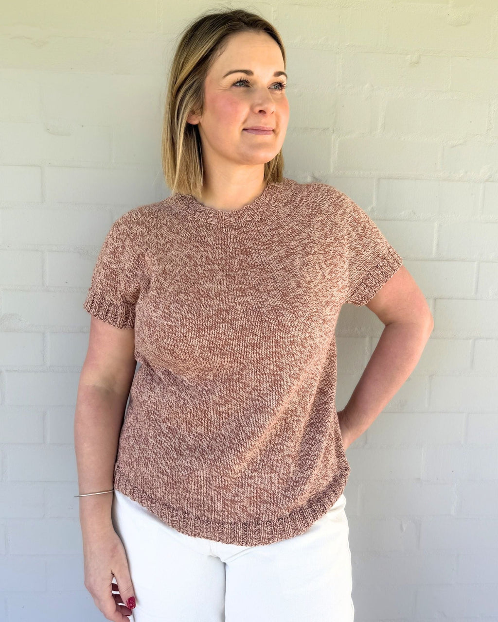 The Sunshine Tee - Women's Knitting Pattern | PT 8753