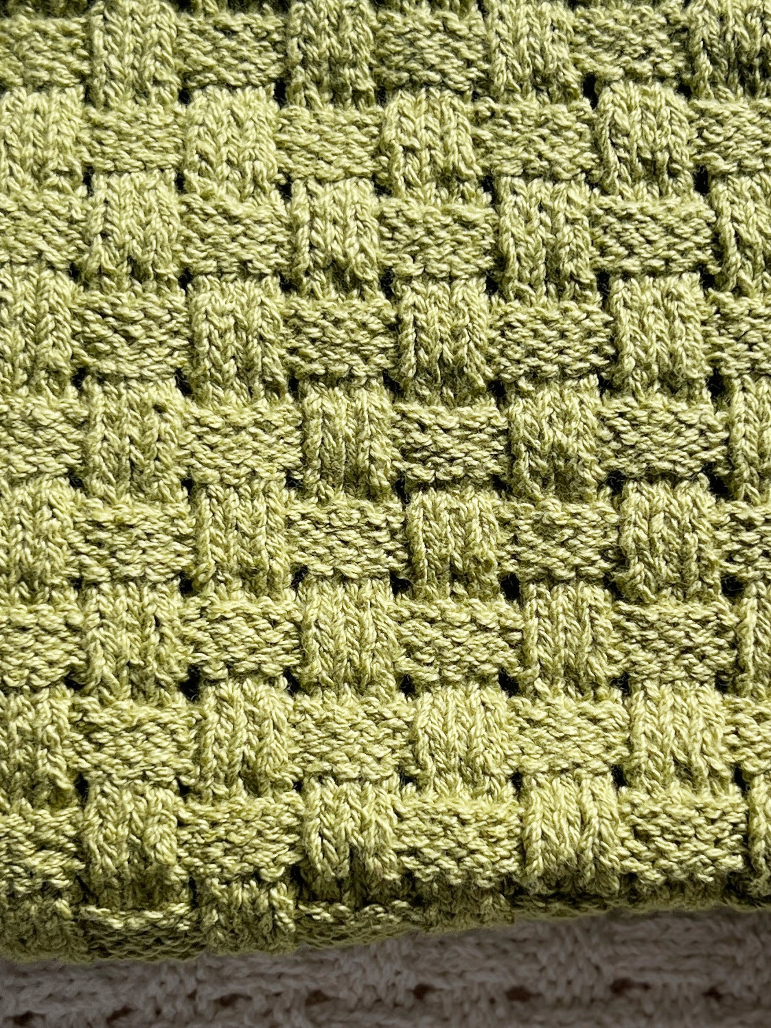 The Nova Blanket Eyelet Basketweave Throw - Knitting Pattern | PT 8671