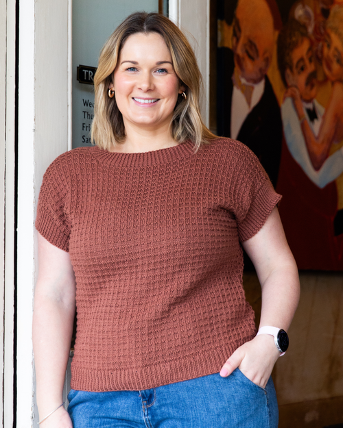 The Pamela Top - Women's Knitting Pattern | PT 8754