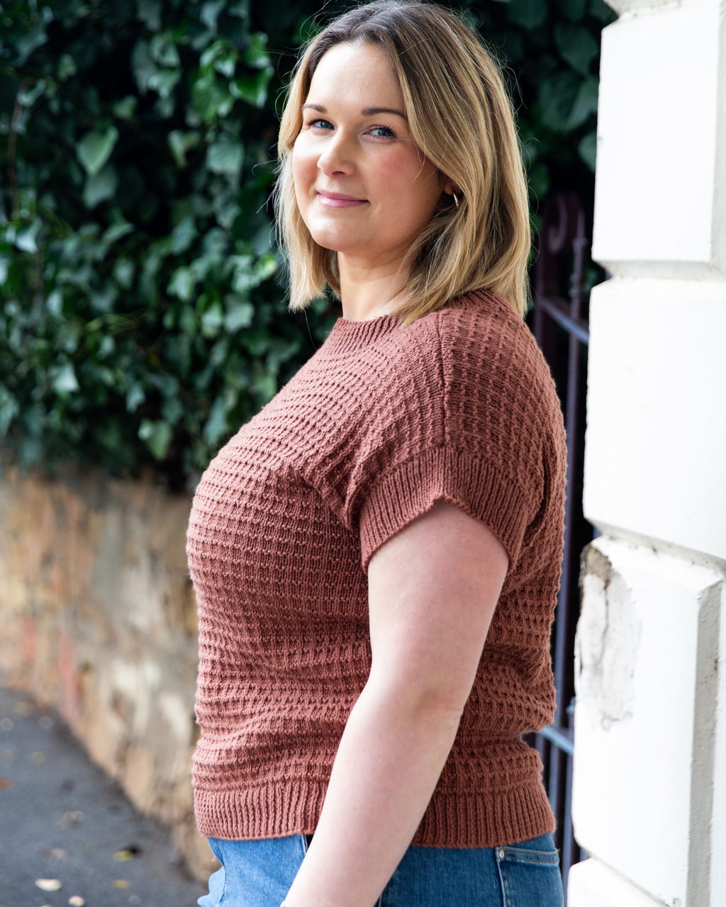 The Pamela Top - Women's Knitting Pattern | PT 8754