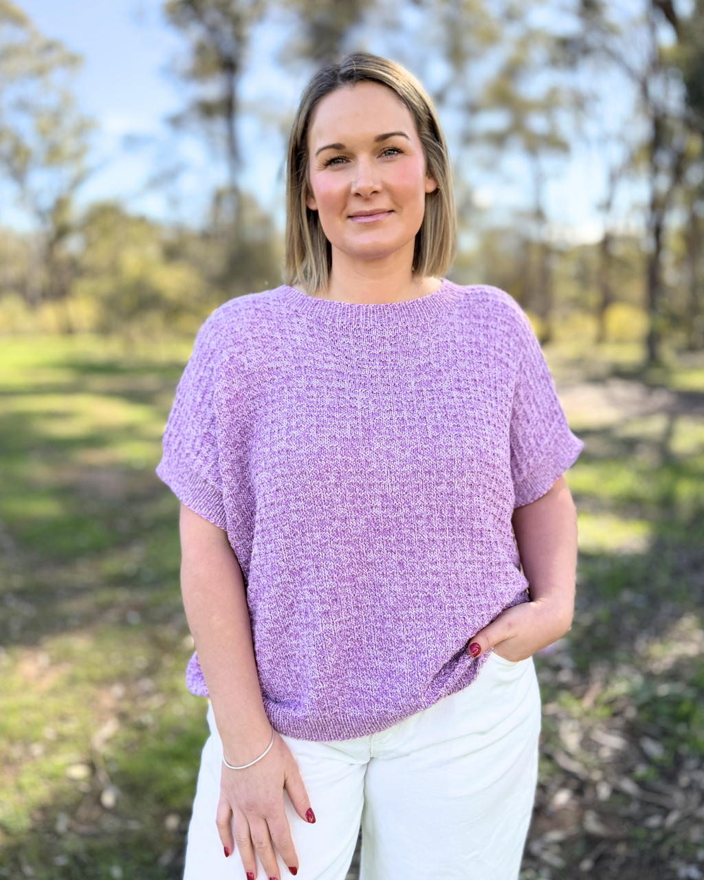 The Pamela Top - Women's Knitting Pattern | PT 8754