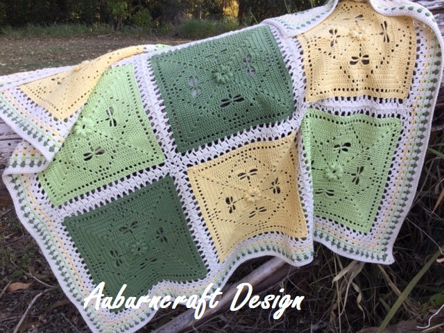 The Dragonfly Patch Blanket PDF