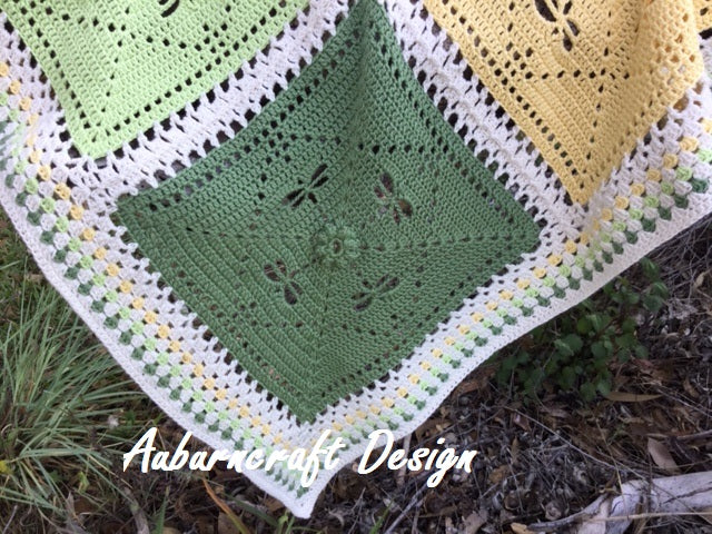 The Dragonfly Patch Blanket PDF