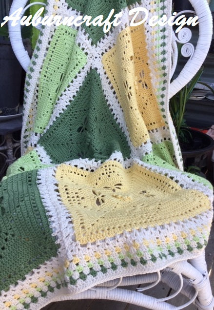 The Dragonfly Patch Blanket PDF
