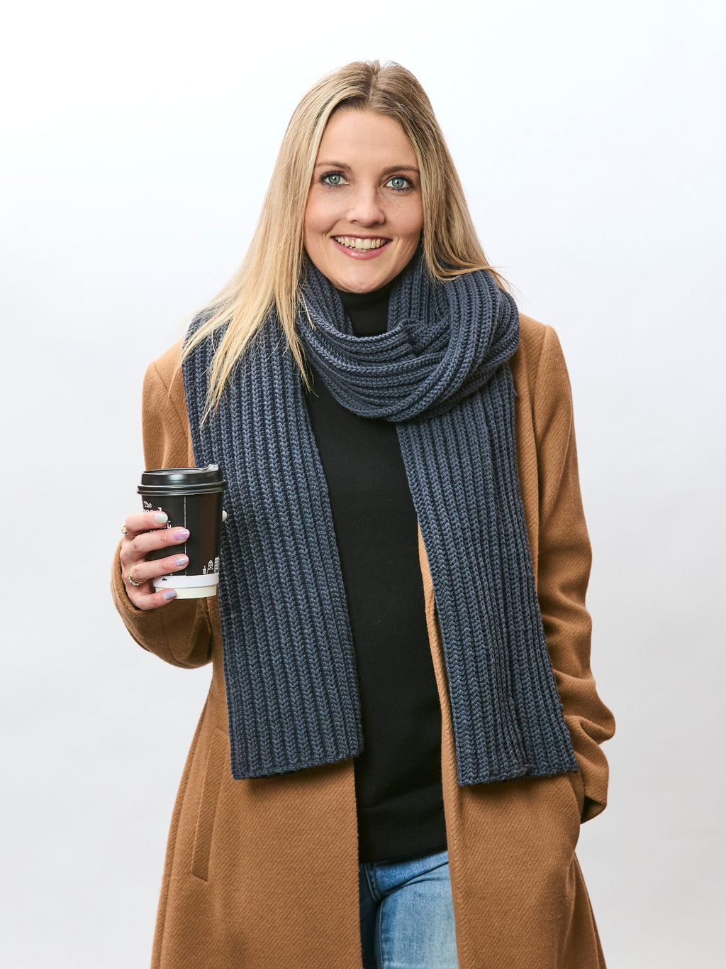 PT 8664 Snuggly Scarf - Knitting or Crochet Pattern