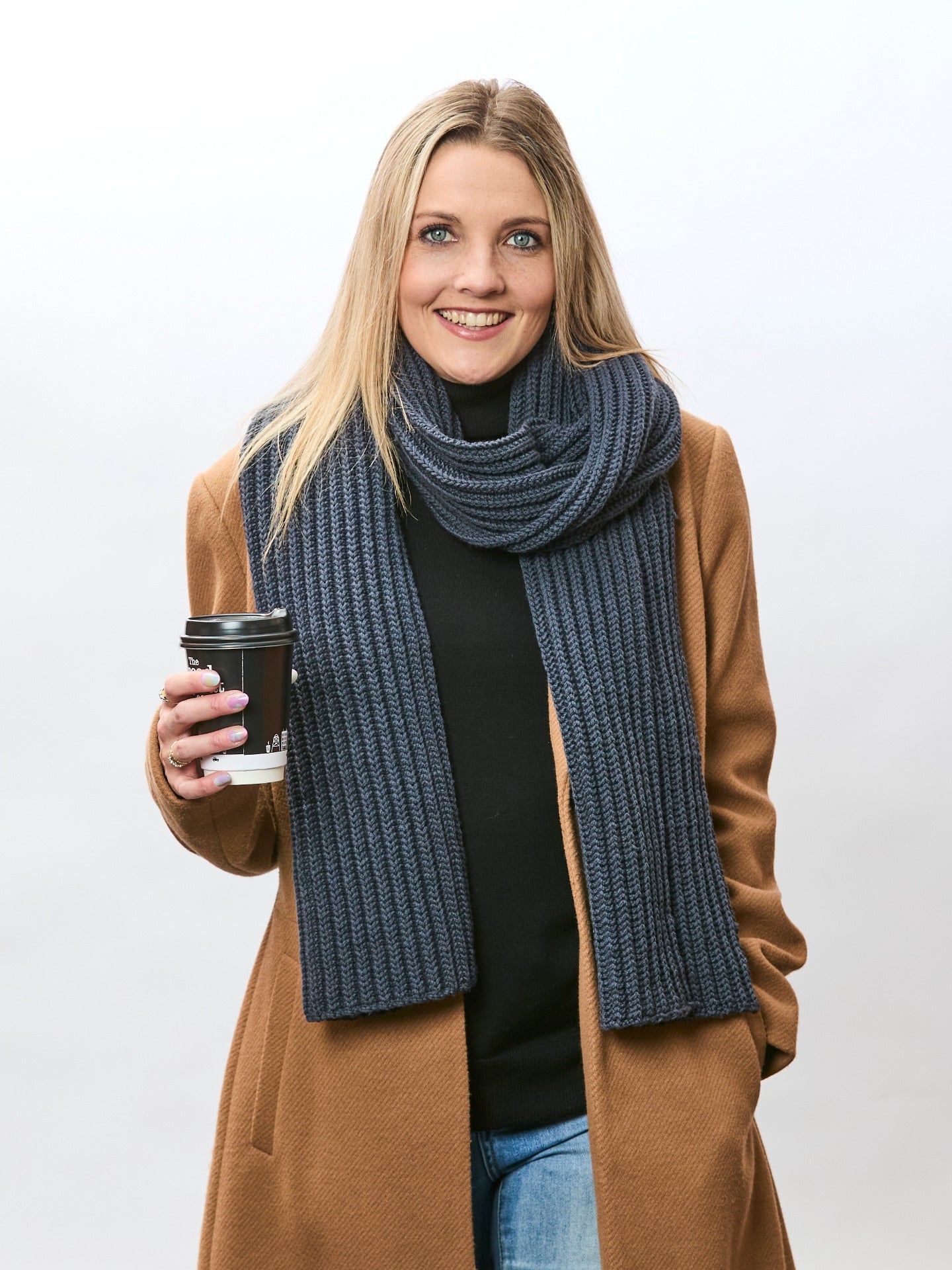 PT 8664 Snuggly Scarf - Knitting or Crochet Pattern