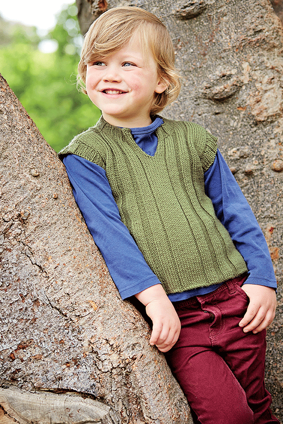 PT 8355 - Jumper or Vest for Kids - Knitting Pattern - Knitting Pattern