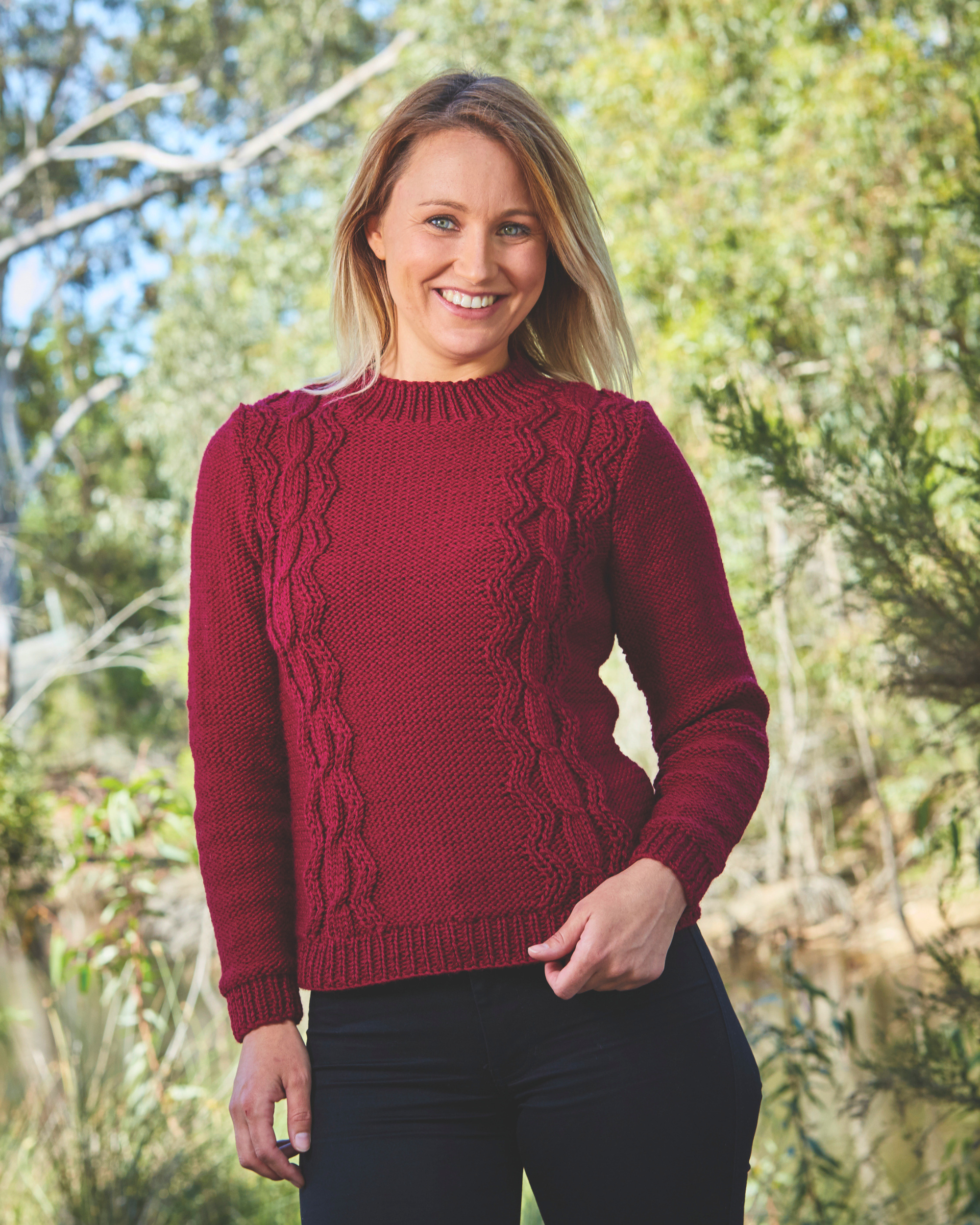PT 8400 - Jumper with Scoop Back - Knitting Pattern