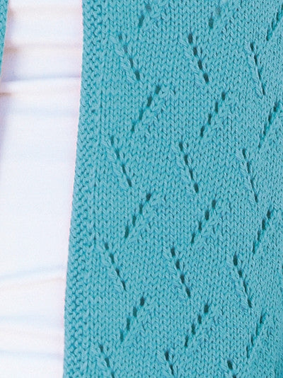 PT 8308 - Open Lace Cotton Vest - Knitting Pattern