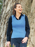 PT 8329 - Mock Cable Vest - Knitting Pattern