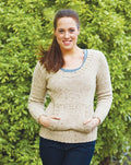 PT 8344 - Jumper with Kangaroo Pocket - Knitting Pattern