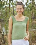 PT 8346 - Sleeveless Top with Moss Detail - Knitting Pattern