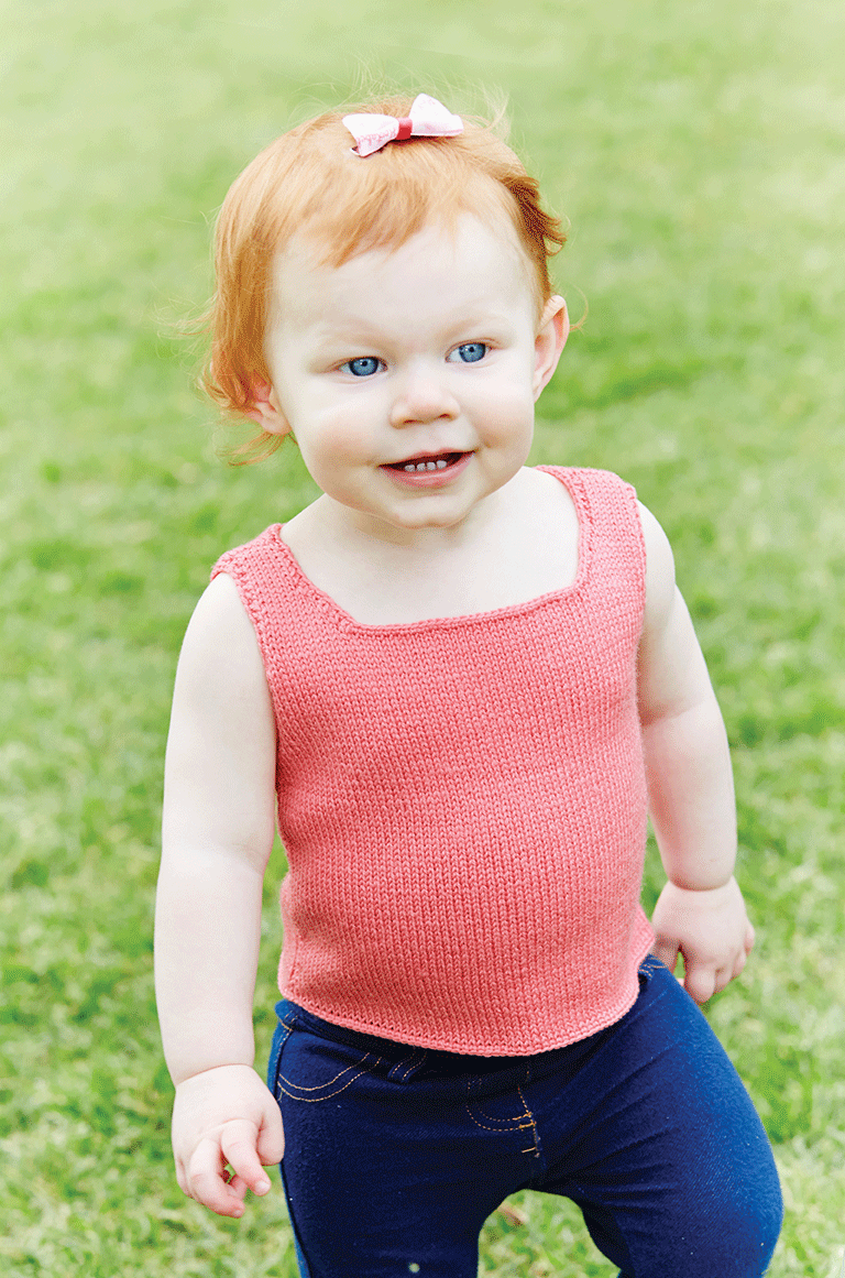 PT 8356 - Baby Singlet in 4 Variations - Knitting Pattern