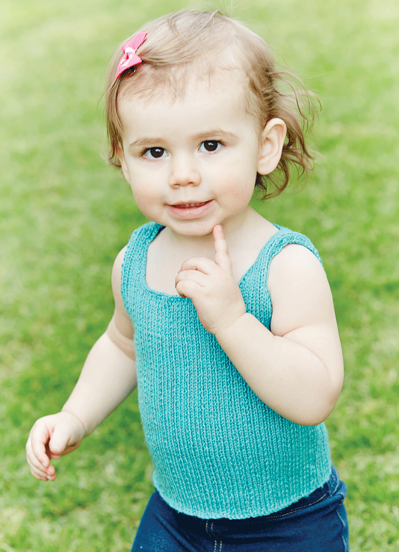 PT 8356 - Baby Singlet in 4 Variations - Knitting Pattern