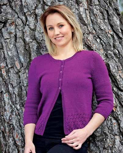 PT 8381 - 3/4 or Long Sleeve Cardigan - Knitting Pattern