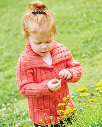 PT 8387 - Ribbed Cardigan - Knitting Pattern