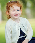 PT 8432 - Lace Edged Cardigan - Knitting Pattern
