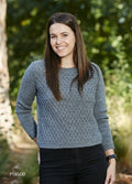 PT 8500 - Reverse bubble stitch jumper - Knitting Pattern