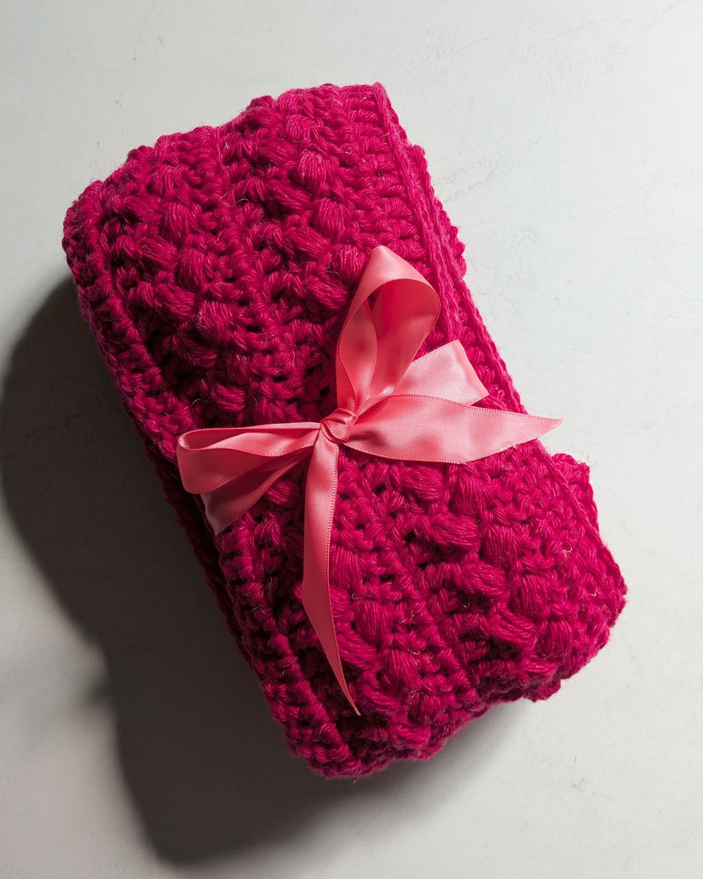 Pretty Puff Crochet Scarf and Beanie - Crochet Pattern | PT 8717