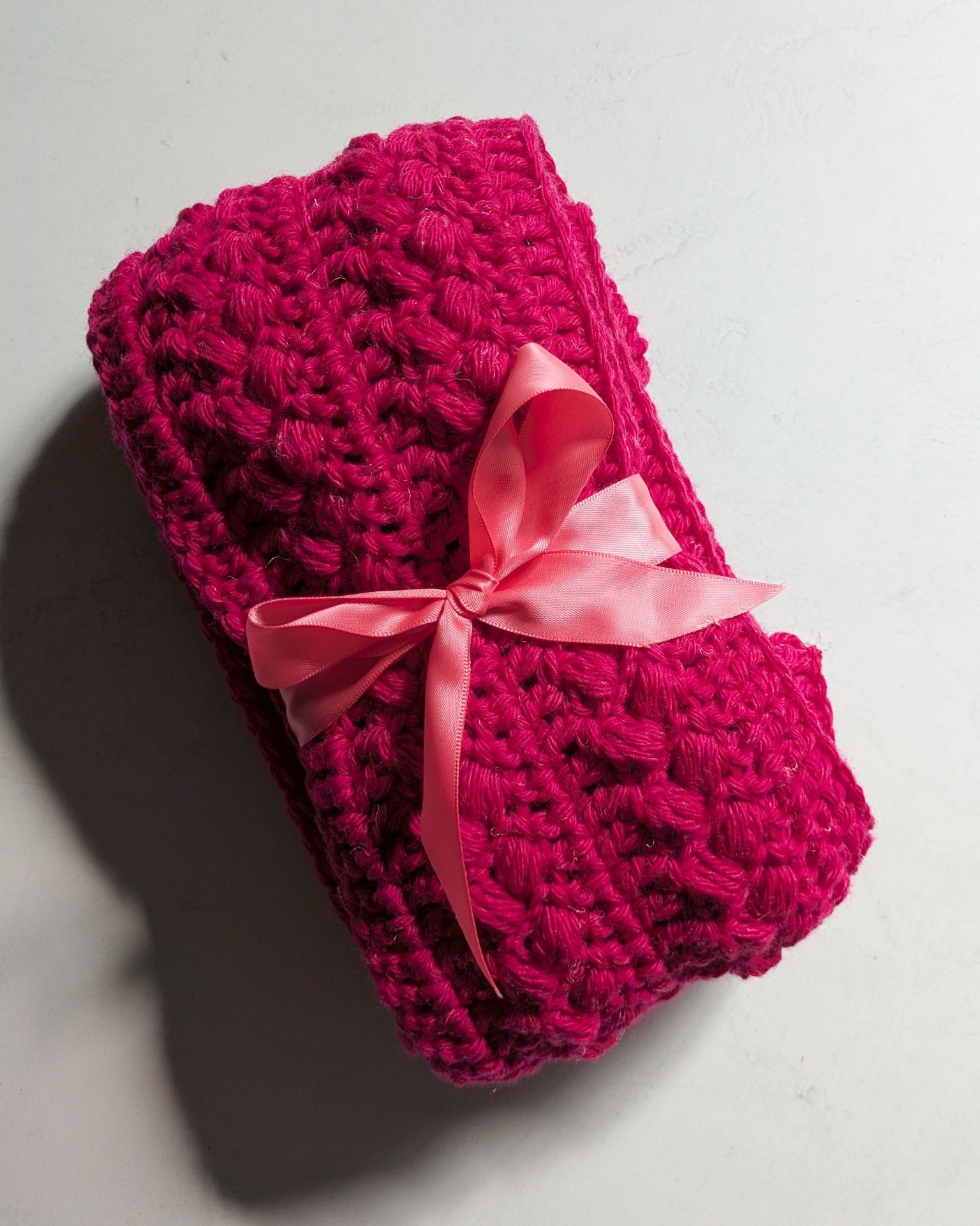 Pretty Puff Crochet Scarf and Beanie - Crochet Pattern | PT 8717