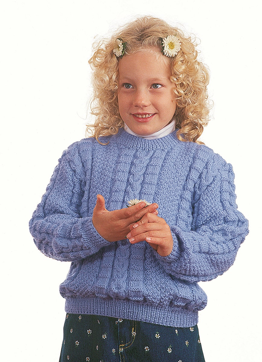 PT 8099 - Child's Aran Jumper PDF