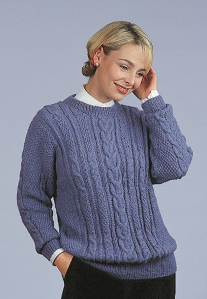 PT 8113 - Women's Aran Pullover PDF