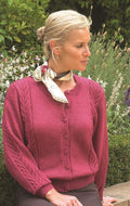 PT 8173 - Lace Feature Cardigan - Knitting Pattern