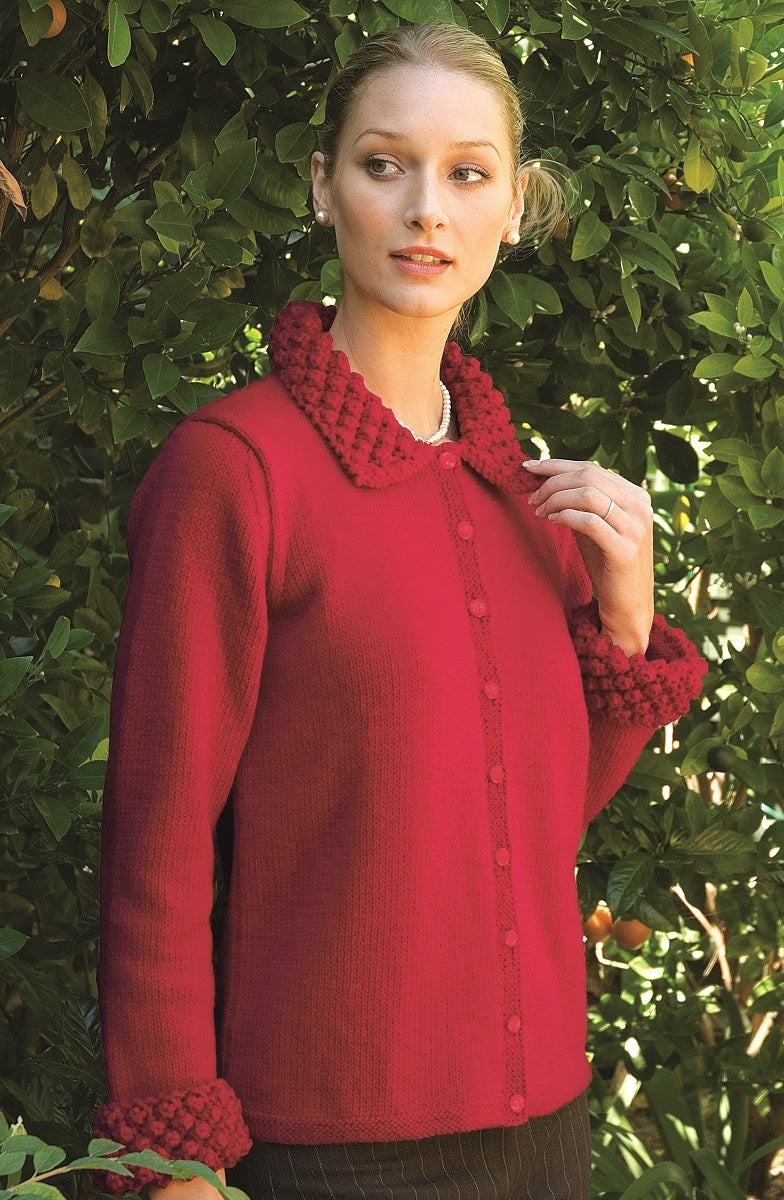 PT 8186 - Trinity Stitch Cardigan PDF