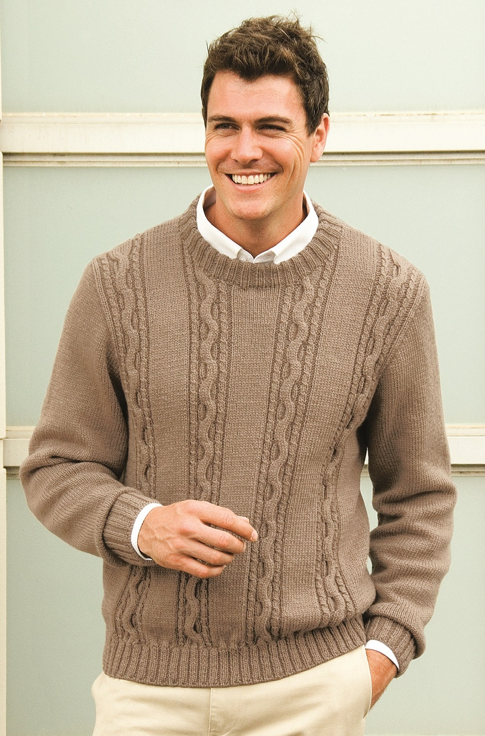 PT 8211 - Men's Ripple Cables Jumper PDF