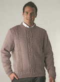 PT 8224 - Men's Crew Neck with Cables PDF