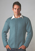 PT 8264 Men's Jumper with Side Splits - Knitting Pattern