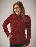 PT 8514 - Cable and Rib Pullover - Knitting Pattern