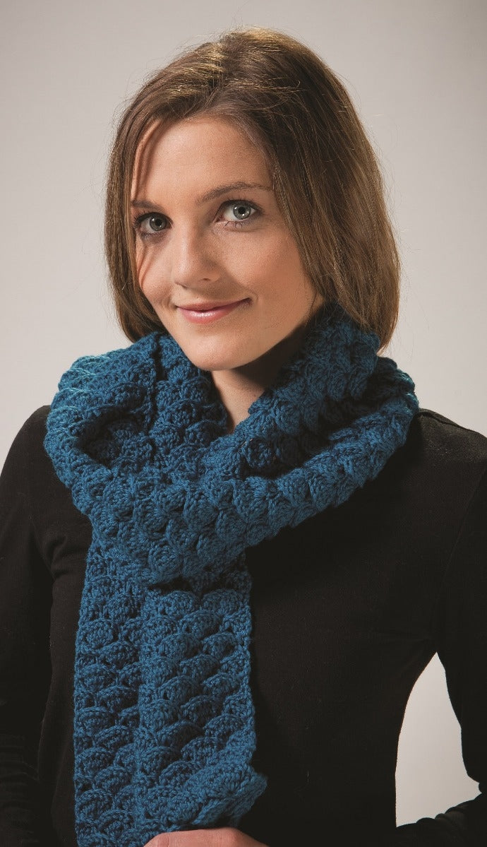 PT 8528 - Fan & Lattice Scarves - Crochet Pattern