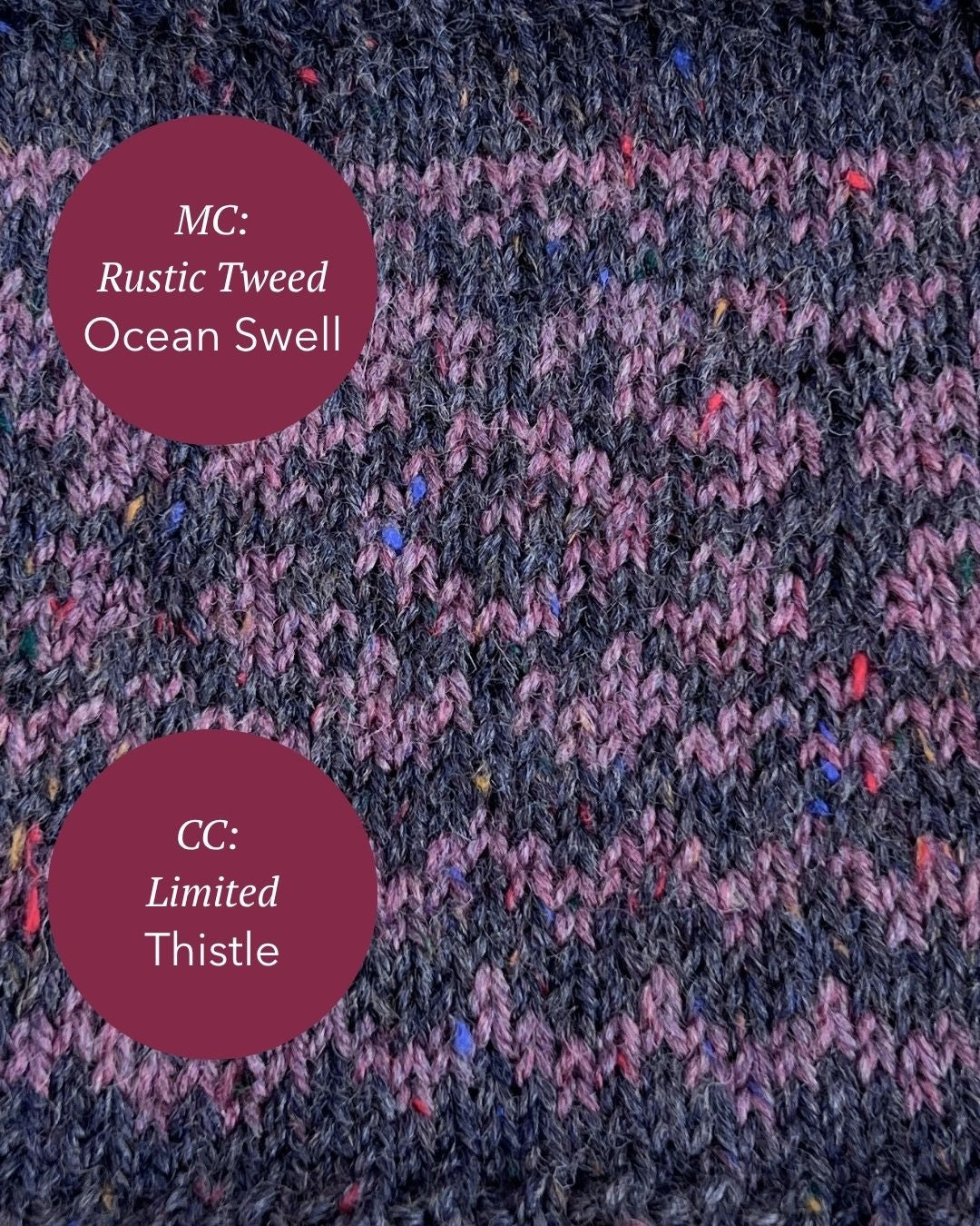 アメリヴィンテージ UNION CHECK KNIT The Ria Colourwork Yoke Jumper - Women's Knitting Pattern | PT