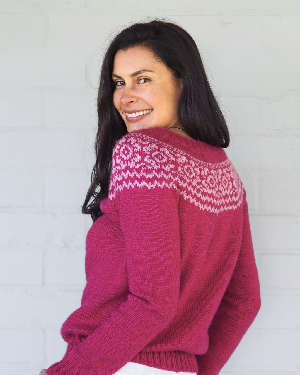 The Ria Colourwork Yoke Jumper - Women's Knitting Pattern | PT 8708