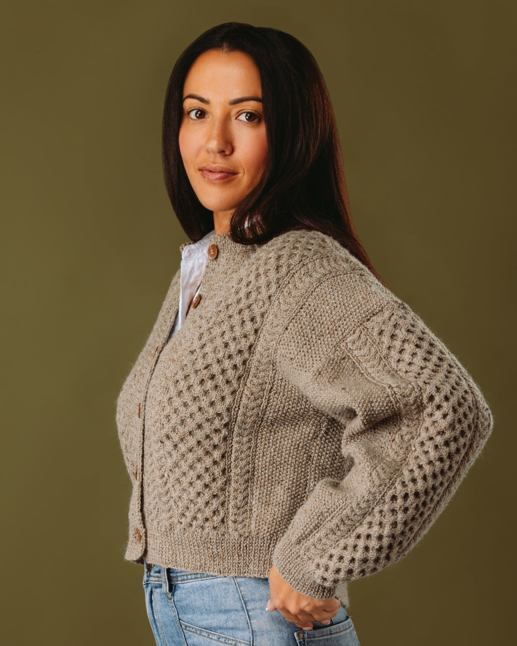 The Rose Cabled Cardigan - Womens Knitting Pattern | PT 8709
