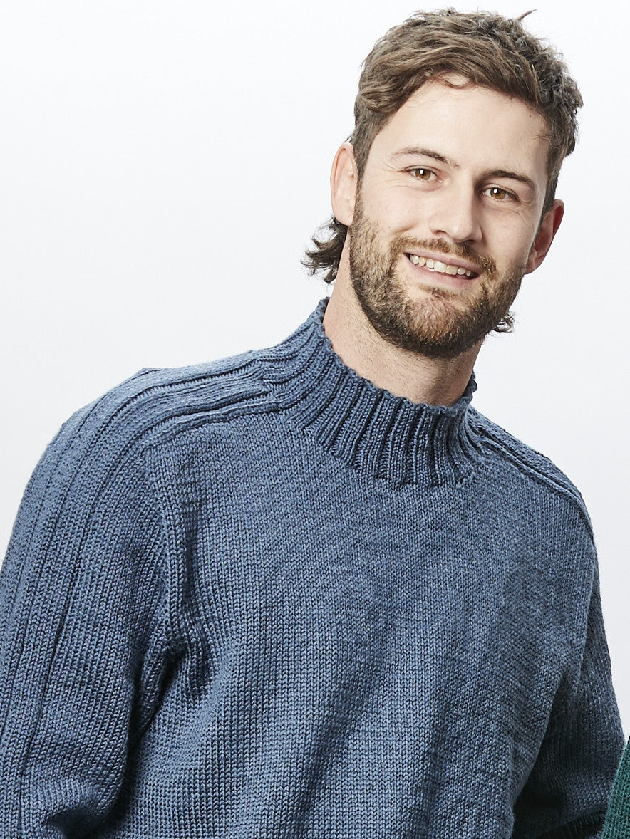 PT 8651 8 ply Saddle Shoulder Jumper - Knitting Pattern