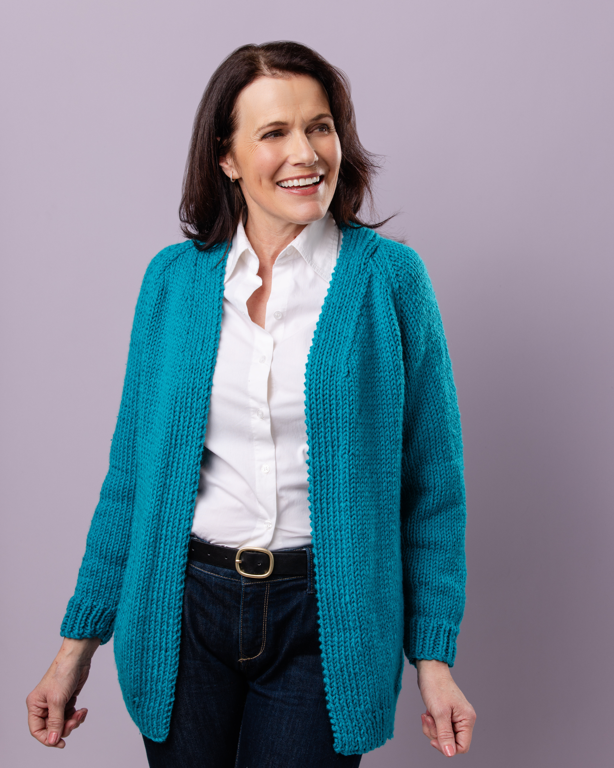 The Sloane Cardigan - Chunky Yarn - Adult Knitting Pattern | PT 8745